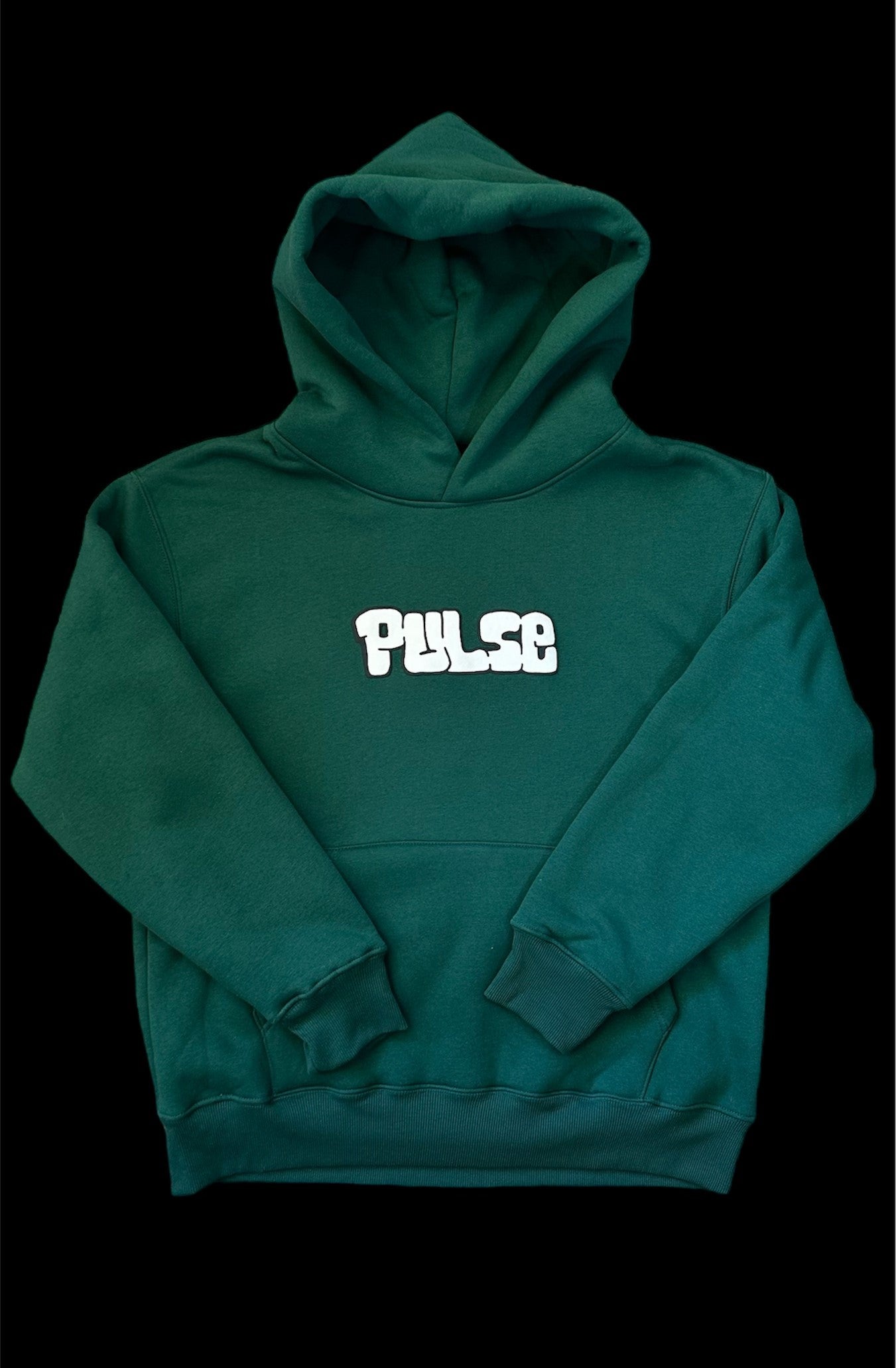 500% gsm heavy thick puff print pulse hoodie